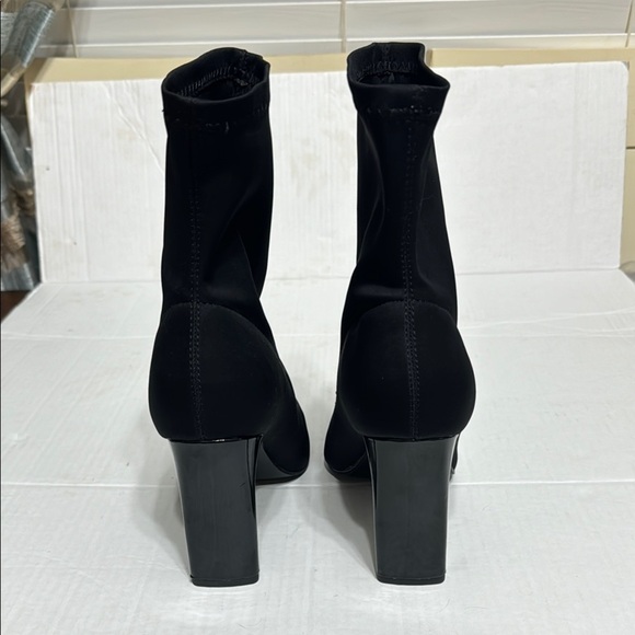 Boohoo ankle booties High Heel Sock Boots Wide fit size US 10      EU 41 or UK 8 - Picture 8 of 16